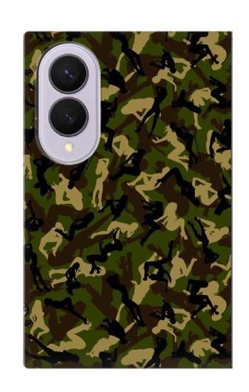 S3356 Sexy Girls Camo Camouflage Case For Samsung Galaxy Z Fold 8