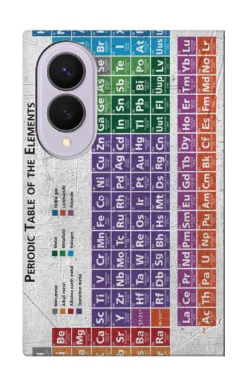 S3383 Periodic Table Case For Samsung Galaxy Z Fold 8