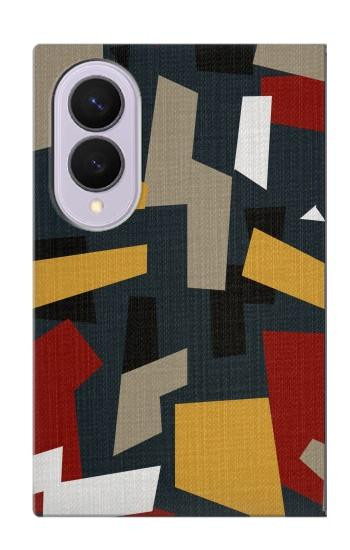 S3386 Abstract Fabric Texture Case For Samsung Galaxy Z Fold 8