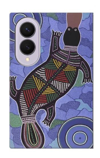 S3387 Platypus Australian Aboriginal Art Case For Samsung Galaxy Z Fold 8