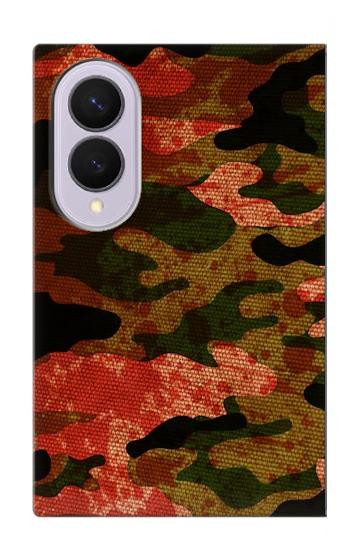 S3393 Camouflage Blood Splatter Case For Samsung Galaxy Z Fold 8