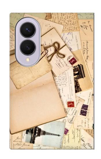 S3397 Postcards Memories Case For Samsung Galaxy Z Fold 8