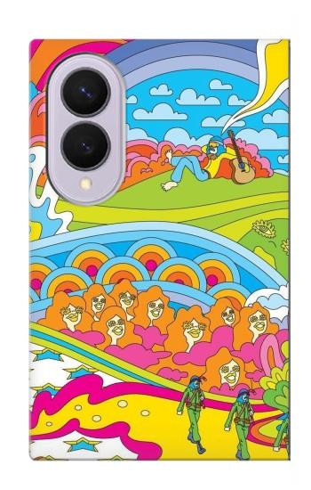 S3407 Hippie Art Case For Samsung Galaxy Z Fold 8