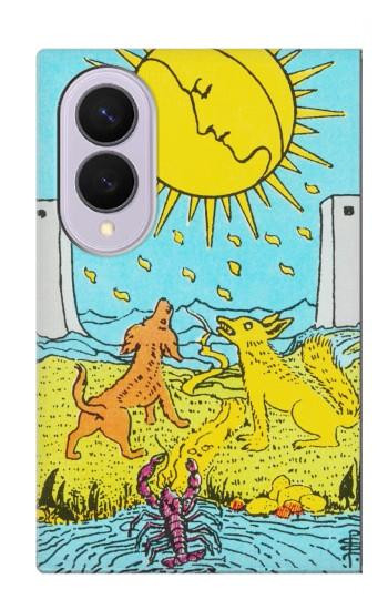 S3435 Tarot Card Moon Case For Samsung Galaxy Z Fold 8