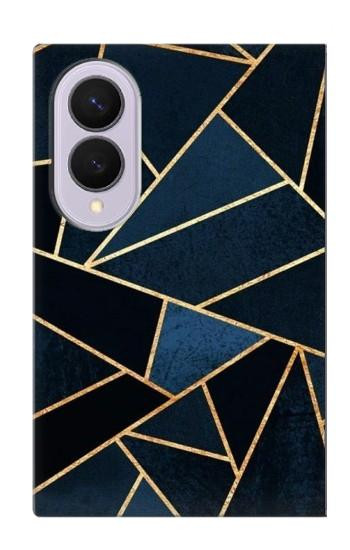 S3479 Navy Blue Graphic Art Case For Samsung Galaxy Z Fold 8