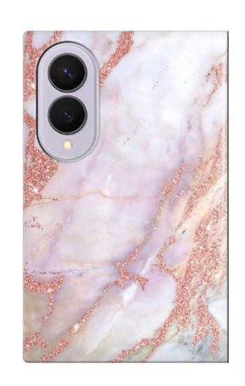 S3482 Soft Pink Marble Graphic Print Case For Samsung Galaxy Z Fold 8