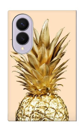 S3490 Gold Pineapple Case For Samsung Galaxy Z Fold 8