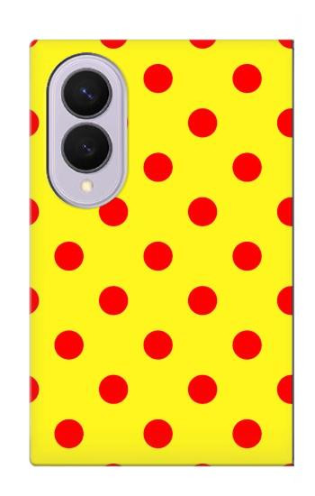 S3526 Red Spot Polka Dot Case For Samsung Galaxy Z Fold 8