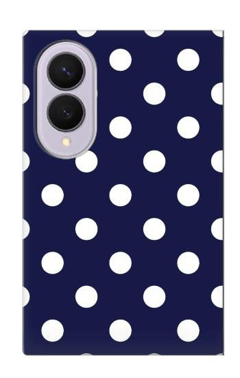 S3533 Blue Polka Dot Case For Samsung Galaxy Z Fold 8