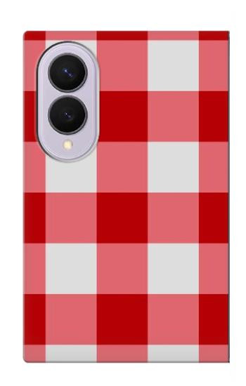 S3535 Red Gingham Case For Samsung Galaxy Z Fold 8