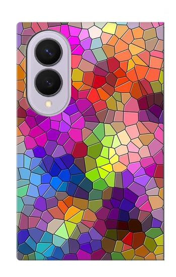 S3677 Colorful Brick Mosaics Case For Samsung Galaxy Z Fold 8