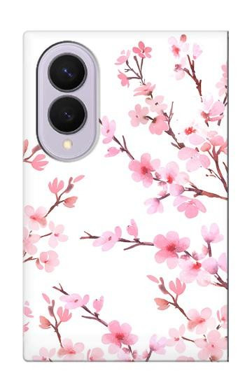 S3707 Pink Cherry Blossom Spring Flower Case For Samsung Galaxy Z Fold 8