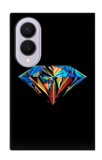 S3842 Abstract Colorful Diamond Case For Samsung Galaxy Z Fold 8