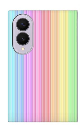 S3849 Colorful Vertical Colors Case For Samsung Galaxy Z Fold 8