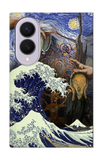 S3851 World of Art Van Gogh Hokusai Da Vinci Case For Samsung Galaxy Z Fold 8