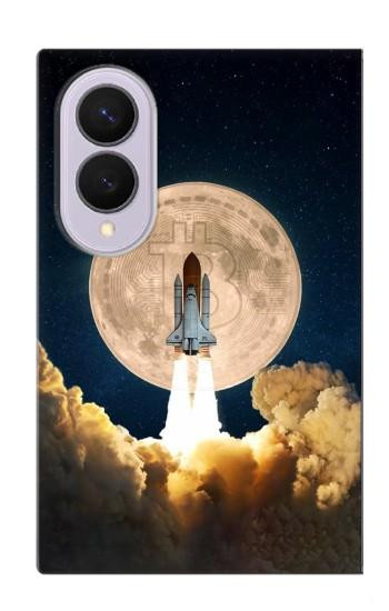 S3859 Bitcoin to the Moon Case For Samsung Galaxy Z Fold 8