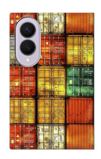 S3861 Colorful Container Block Case For Samsung Galaxy Z Fold 8