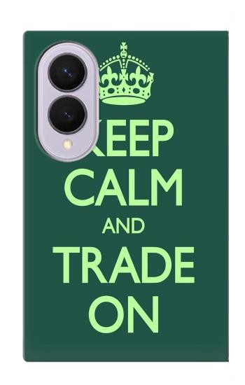S3862 Keep Calm and Trade On Case For Samsung Galaxy Z Fold 8