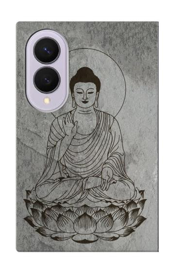 S3873 Buddha Line Art Case For Samsung Galaxy Z Fold 8