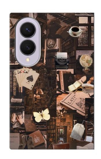 S3877 Dark Academia Case For Samsung Galaxy Z Fold 8