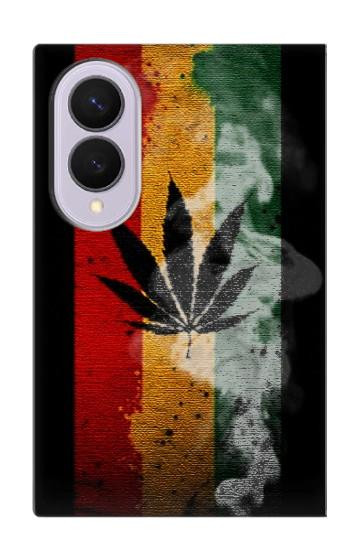S3890 Reggae Rasta Flag Smoke Case For Samsung Galaxy Z Fold 8