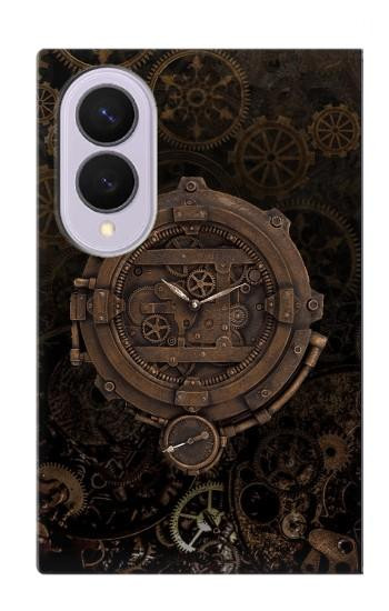 S3902 Steampunk Clock Gear Case For Samsung Galaxy Z Fold 8