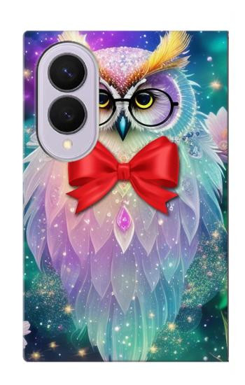 S3934 Fantasy Nerd Owl Case For Samsung Galaxy Z Fold 8
