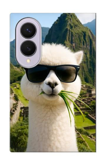 S4069 Alpaca Sunglasses Case For Samsung Galaxy Z Fold 8