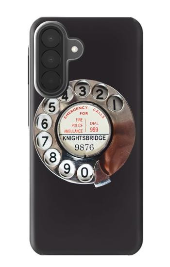 S0059 Retro Rotary Phone Dial On Case For Samsung Galaxy A27