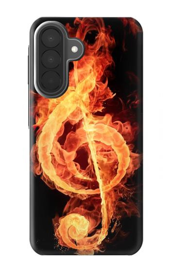 S0493 Music Note Burn Case For Samsung Galaxy A27
