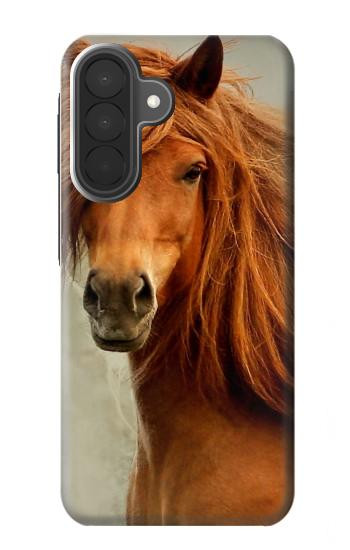 S1595 Beautiful Brown Horse Case For Samsung Galaxy A27