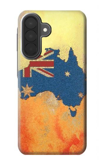 S2494 Australia Flag Map Rock Texture Case For Samsung Galaxy A27