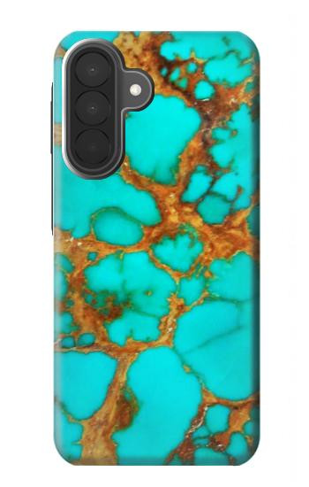 S2688 Aqua Copper Turquoise Gemstone Graphic Case For Samsung Galaxy A27