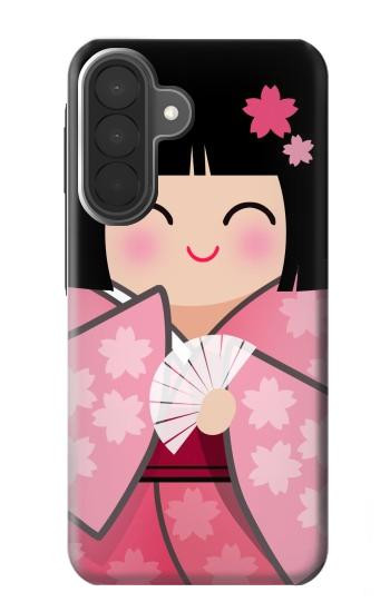S3042 Japan Girl Hina Doll Kimono Sakura Case For Samsung Galaxy A27