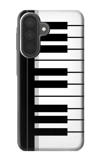 S3078 Black and White Piano Keyboard Case For Samsung Galaxy A27