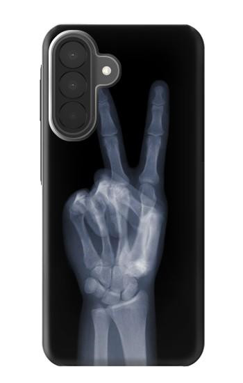 S3101 X-ray Peace Sign Fingers Case For Samsung Galaxy A27