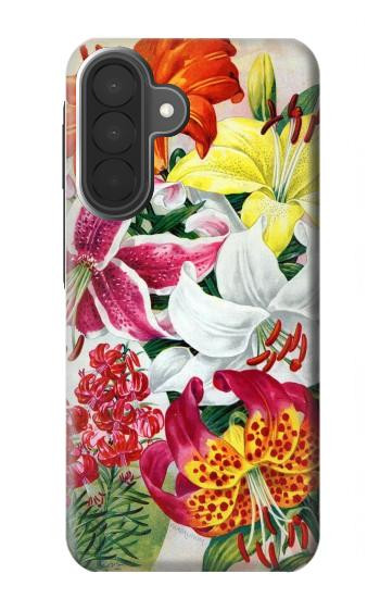 S3205 Retro Art Flowers Case For Samsung Galaxy A27