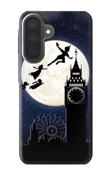 S3249 Peter Pan Fly Full Moon Night Case For Samsung Galaxy A27