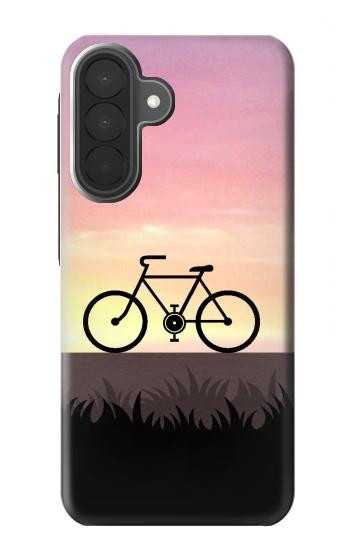 S3252 Bicycle Sunset Case For Samsung Galaxy A27