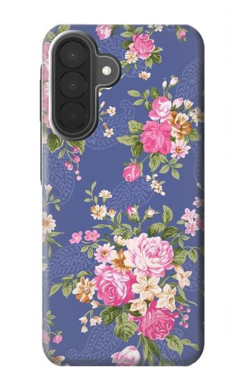 S3265 Vintage Flower Pattern Case For Samsung Galaxy A27
