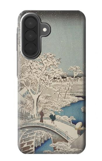S3350 Utagawa Hiroshige Drum Bridge Yuhi Hill in Meguro Case For Samsung Galaxy A27
