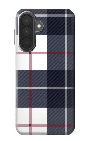 S3452 Plaid Fabric Pattern Case For Samsung Galaxy A27