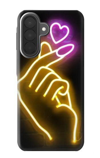 S3512 Cute Mini Heart Neon Graphic Case For Samsung Galaxy A27
