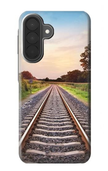 S3866 Railway Straight Train Track Case For Samsung Galaxy A27