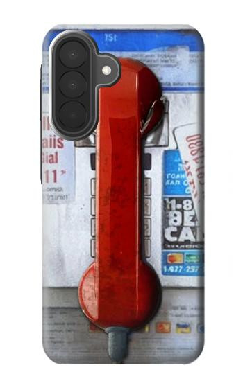 S3925 Collage Vintage Pay Phone Case For Samsung Galaxy A27