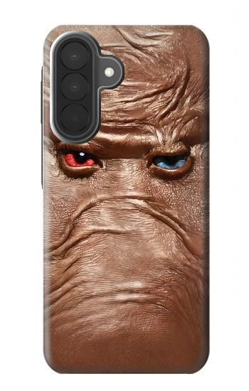 S3940 Leather Mad Face Graphic Paint Case For Samsung Galaxy A27
