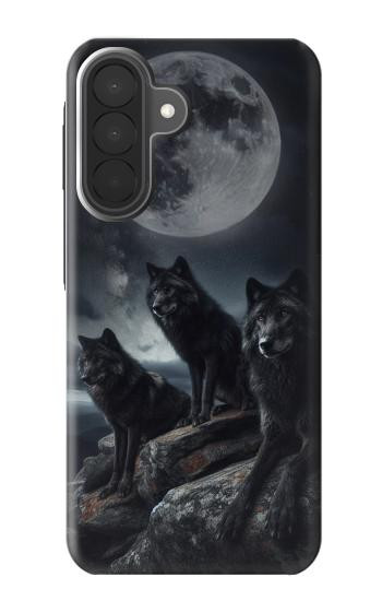 S3970 Black Wolf Full Moon Case For Samsung Galaxy A27