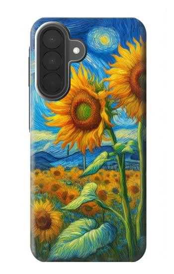 S4019 Sunflower Van Gogh Style Case For Samsung Galaxy A27