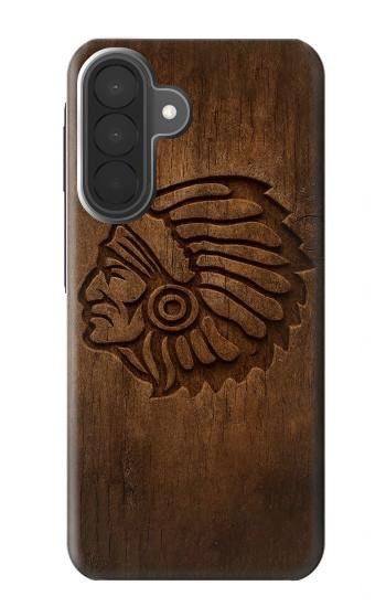 S4035 Native American Wood Carving Case For Samsung Galaxy A27