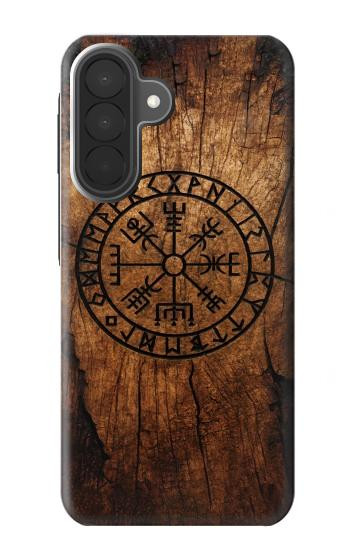 S4036 Viking Vegvisir Compass Wood Case For Samsung Galaxy A27